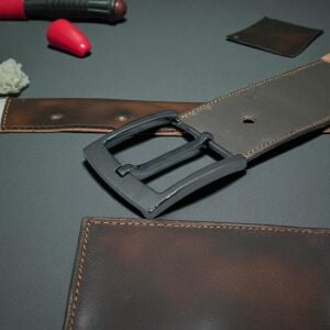 Kemer Tokası 4,5 cm Siyah Nikel 1 Adet  (Leathercraft, Deri Hobi)