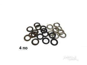 TOPTAN Kapsül Kuşgözü İçin Metal Pul 4 no 5000 Adet (Kapsül Dahil Değildir)