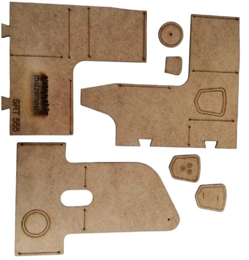 MDF Ahşap Hazır Şablon Leathercraft