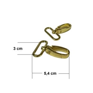 SRTfootcare Orta Boy Akrep Anahtarlık ve Çanta Kancası 3cm 2 Adet Deri El Aleti Nikel