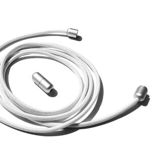 SRTfootcare Metal Vidalı Kilitli Akıllı Elastik Outdoor Ayakkabı Bağcığı Yuvarlak 100cm 1 Çift