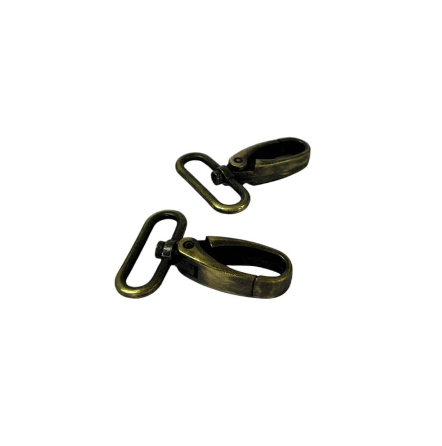 SRTfootcare Orta Boy Akrep Anahtarlık ve Çanta Kancası 3cm 2 Adet Deri El Aleti Antik Kahve