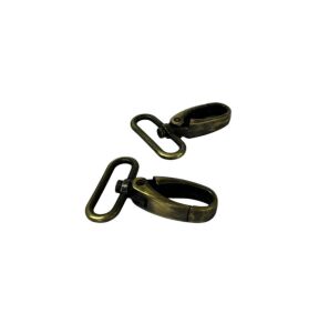 SRTfootcare Orta Boy Akrep Anahtarlık ve Çanta Kancası 3cm 2 Adet Deri El Aleti Antik Kahve