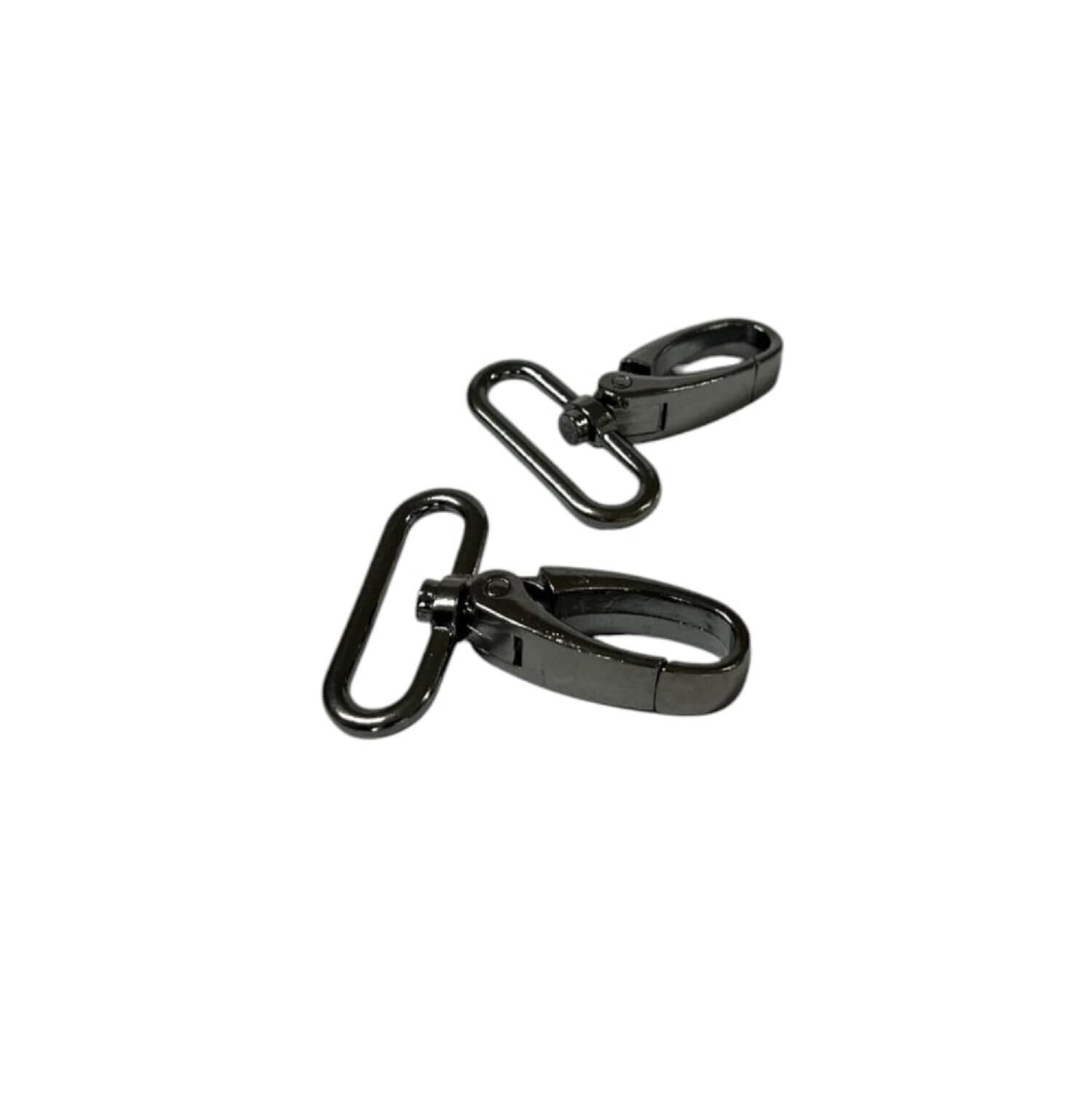 SRTfootcare Orta Boy Akrep Anahtarlık ve Çanta Kancası 3cm 2 Adet Deri El Aleti Siyah Nikel