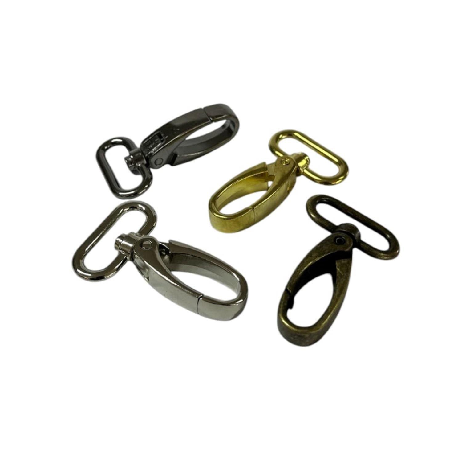 SRTfootcare Orta Boy Akrep Anahtarlıkve Çanta Kancası 2,5cm 2 Adet Deri El Aleti