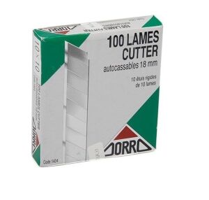 Zorro Maket Bıçağı Yedeği 18mm 10'Lu (Leathercraft, Deri Hobi)