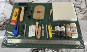 24 Parça Deri Zanaat Hobi Başlangıç Seti 6