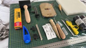 24 Parça Deri Zanaat Hobi Başlangıç Seti 6