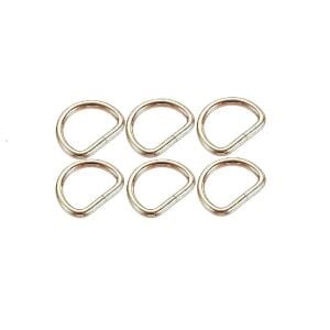 D Metal Halka, Çanta Sapı İçin D Halka 25 Adet Altın Sarı 3 cm