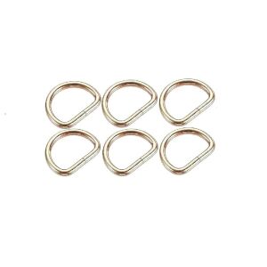 D Metal Halka, Çanta Sapı İçin D Halka 25 Adet Altın Sarı 2 cm