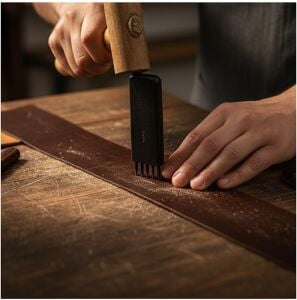 Elde Vurma Deri Dikiş Yeri Zımbası Çok Delikli 4 mm Aralık 2 li