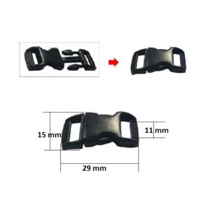 Parakord Bileklik İçin 3''8 Plastik Klips, Bileklik Kilidi 10 Adet