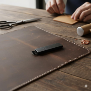 Elde Vurma Deri Dikiş Yeri Zımbası Çok Delikli 4 mm Aralık 4 lü