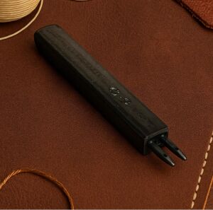 Elde Vurma Deri Dikiş Yeri Zımbası Çok Delikli 5 mm Aralık Deri El Aleti 4 lü