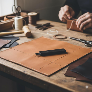 Elde Vurma Deri Dikiş Yeri Zımbası Çok Delikli 5 mm Aralık Deri El Aleti 3 lü