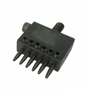 Padova Sıralı Çok Delikli Vida Başlı Deri Zımbası 4mm Deri El Aleti 4 lü