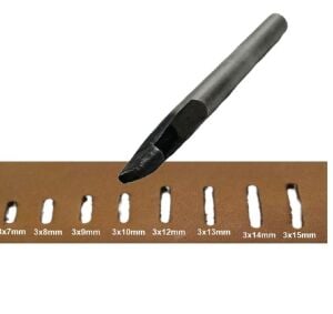 Elde Vurma Yassı Deri Delik Zımbası, Kemer Delik Zımbası 3 mm