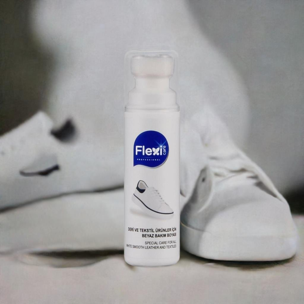 Flexi Spor Beyaz Deri Ve Kumaş Ayakkabı Boyası 75 ml 1 Adet