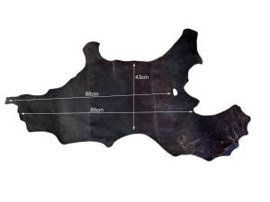 Koyu Kahverengi Efekt Parça Crazy Deri 0,8-1 mm Arası 52 Desi