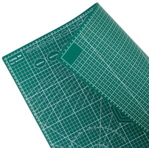 A2: 60*45 cm Yeşil Kesim Lastiği / Kesme Matı Çift Taraflı Deri El Aleti