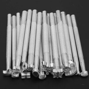 SS19 Stamp (Şekilli Deri Baskı Zımbası) Craft Tools 20li Set Deri El Aleti