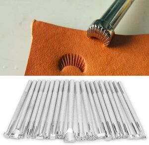 SS19 Stamp (Şekilli Deri Baskı Zımbası) Craft Tools 20li Set Deri El Aleti