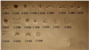 SS19 Stamp (Şekilli Deri Baskı Zımbası) Craft Tools 20li Set Deri El Aleti