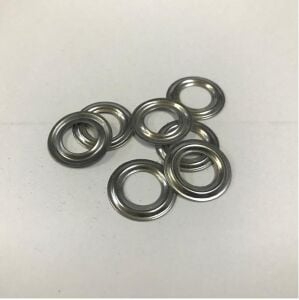Kuşgözü İçin Metal Pul 24 no 40 Adet   (Kuşgözü Dahil Değildir) Antik Kahve