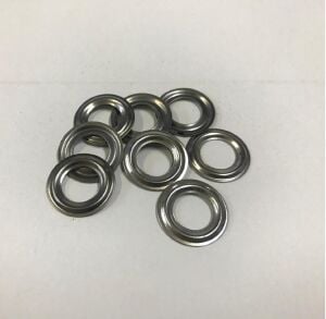 Kuşgözü İçin Metal Pul 24 no 40 Adet   (Kuşgözü Dahil Değildir) Antik Kahve