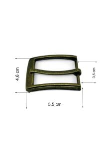 Kemer Tokası 3,5 cm Antik Renk 1 Adet (Leathercraft, Deri Hobi)