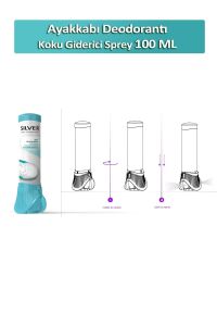 SİLVER Ayakkabı Deodorantı Koku Giderici Sprey + Güçlendirilmiş Ultra Beyaz Spor Ayakkabı Boyası