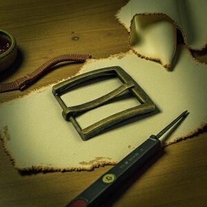 Kemer Tokası 3,5 cm Antik Renk 1 Adet (Leathercraft, Deri Hobi)