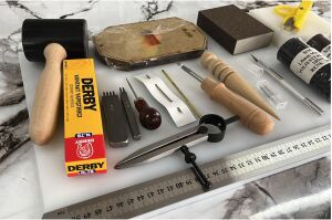 20 Parça Deri Zanaat Hobi Başlangıç Seti 5