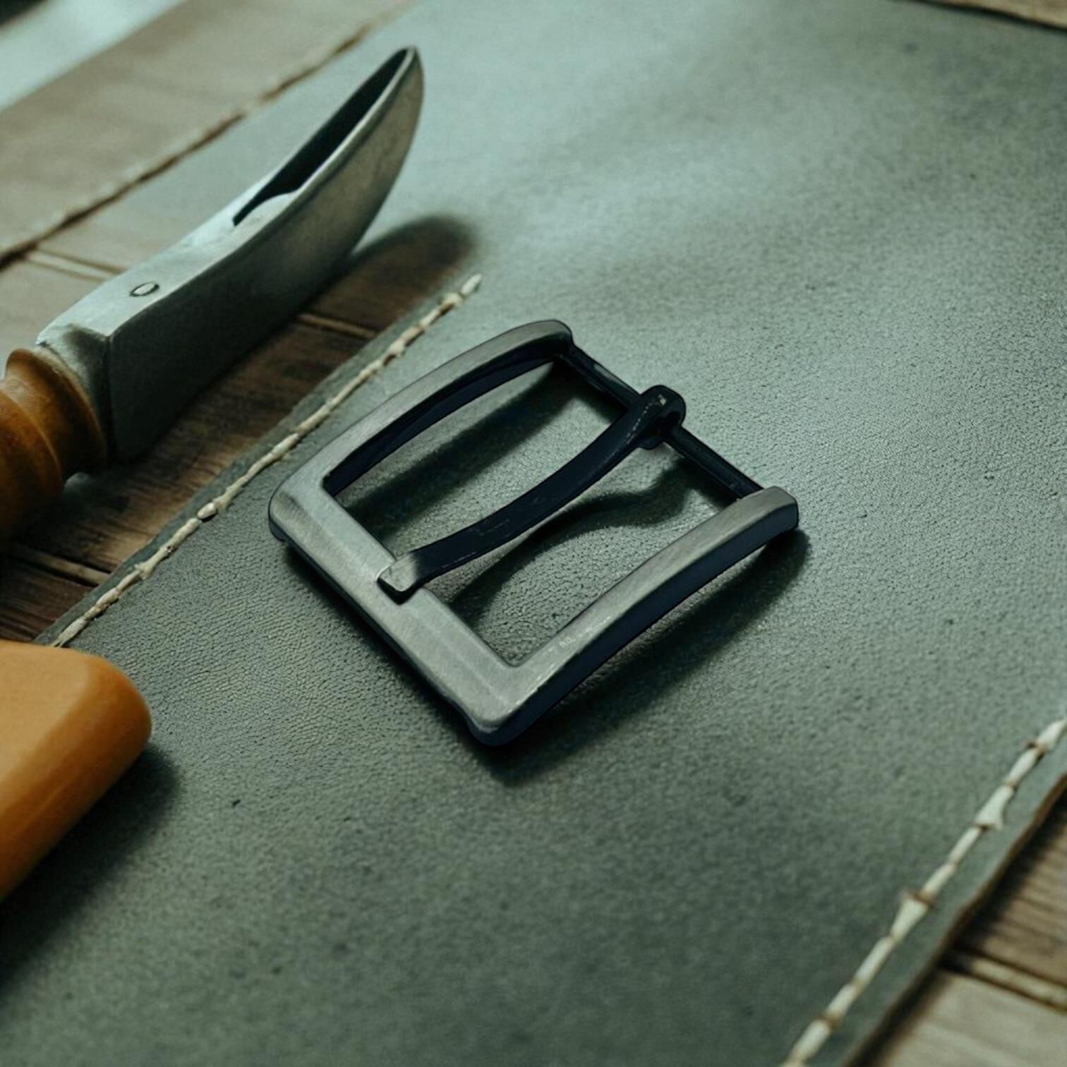 Kemer Tokası 3,8 cm Siyah Silme 1 Adet