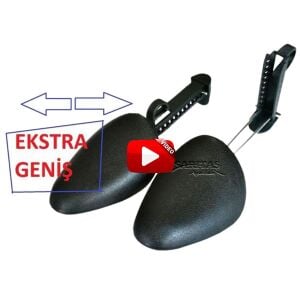 Plastik Ekstra Geniş Telli Ayarlı Ayakkabı Kalıbı - 1 Çift