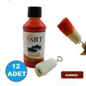 TOPTAN SRTfootcare Süet Nubuk Likit Ayakkabı Bakım Boyası 110 Gr 12 Adet