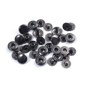 Metal Çıtçıt 54 no Alfa 10 Adet (Leathercraft, Deri Hobi) Okside