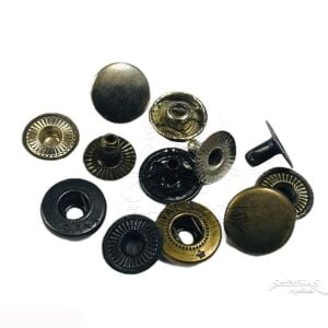 Metal Çıtçıt 54 no Alfa 10 Adet (Leathercraft, Deri Hobi)