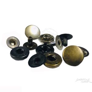 Metal Çıtçıt 54 no Alfa 10 Adet (Leathercraft, Deri Hobi)