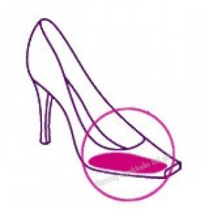 Stiletto Kaydırmaz Jel Taban 1 Çift Kalın Ürün