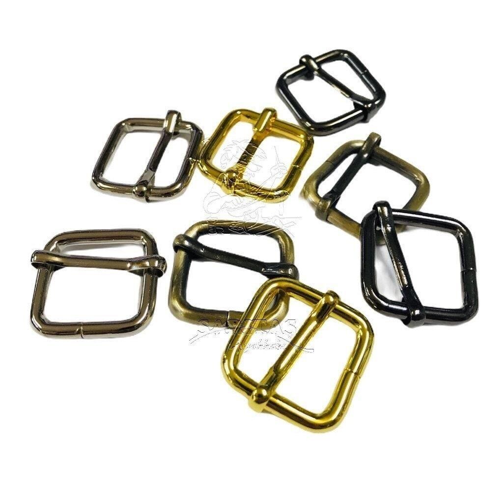 Ayar Tokası 3 cm 2 Adet (Leathercraft, Deri Hobi) Antik Kahve