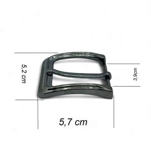 Kemer Tokası 3,9 cm Siyah Nikel 1 Adet