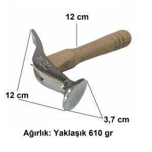 SRTfootcare Cm Kunduracı Tipi Çekiç (Deri Hobi, Deri El Aletleri)