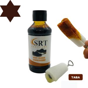 TOPTAN SRTfootcare Süet Nubuk Likit Ayakkabı Bakım Boyası 110 Gr 12 Adet Taba