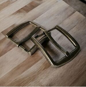 Kemer Tokası 4,4 cm 58K (Leathercraft, Deri Hobi) Antik Kahve