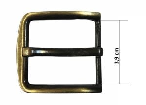 Kemer Tokası 4,4 cm 58K (Leathercraft, Deri Hobi) Antik Kahve