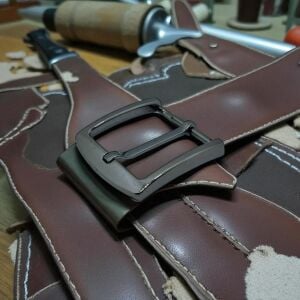 Kemer Tokası 4,5 cm Siyah Nikel 1 Adet  (Leathercraft, Deri Hobi)