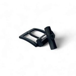 Kemer Tokası 4,5 cm Döner Kafa 1 Adet Siyah Silme (Leathercraft, Deri Hobi)