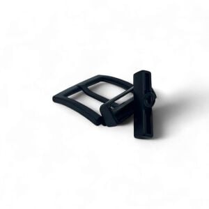 Kemer Tokası 4,5 cm Döner Kafa 1 Adet Siyah Boyalı (Leathercraft, Deri Hobi)