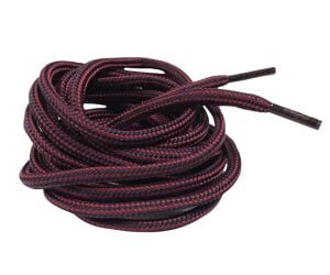 Çift Renk Yuvarlak Bot Bağcığı K350 120cm 1 Çift Bordo Lacivert